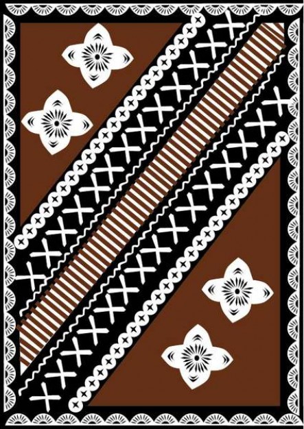 Fiji fijian Oceania tapa design about Asia-Pacific Travel and Tourism